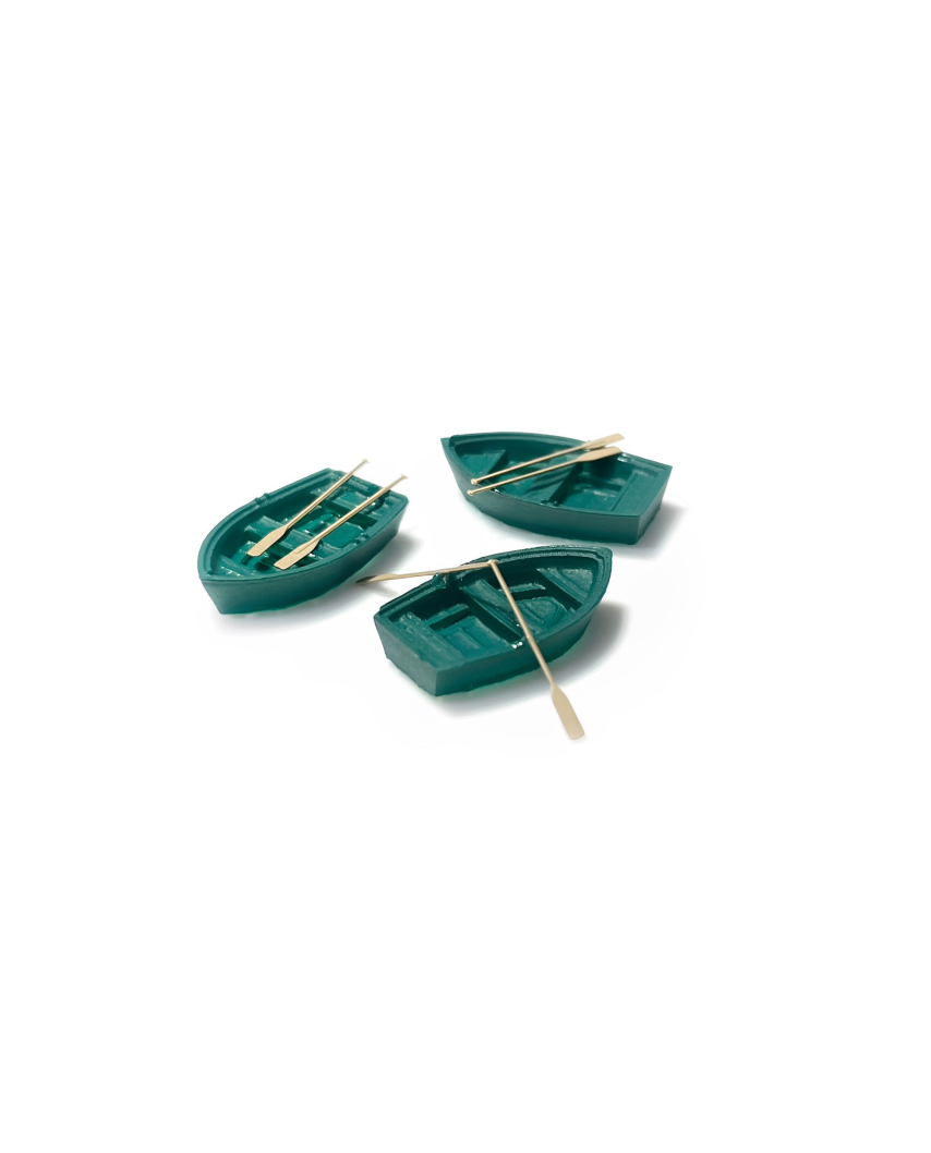 N | Green boats (3 units)