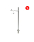 SBB - H-Profile mast with Gotthard type Bracket - S (10 units)