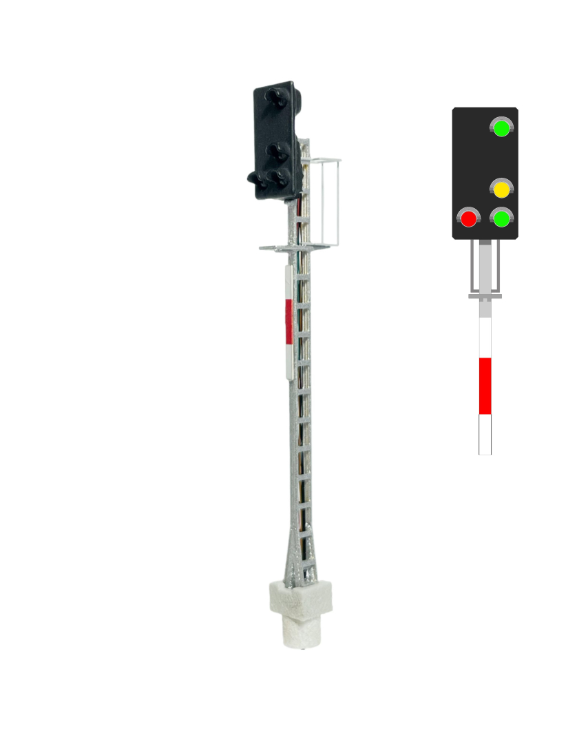 N | ?BB - Main signal with 4 LEDs (green/yellow/re