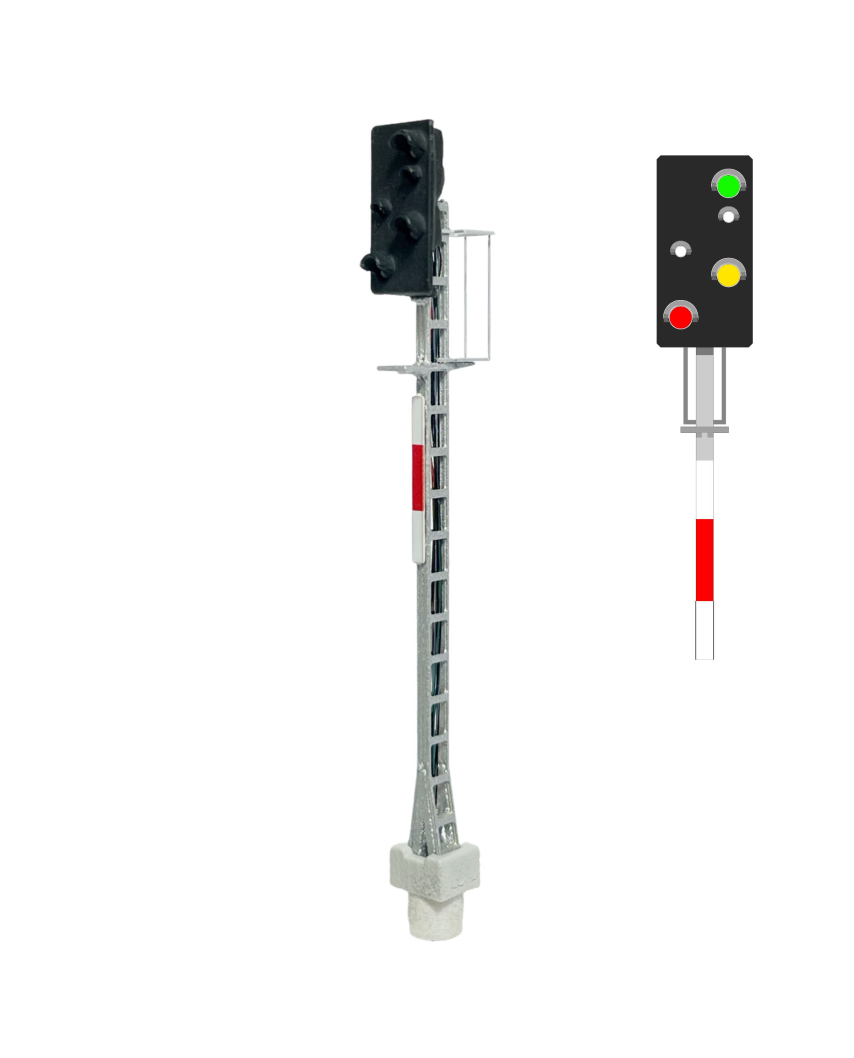 N | ?BB - Main signal with 6 LEDs (white/green/whi