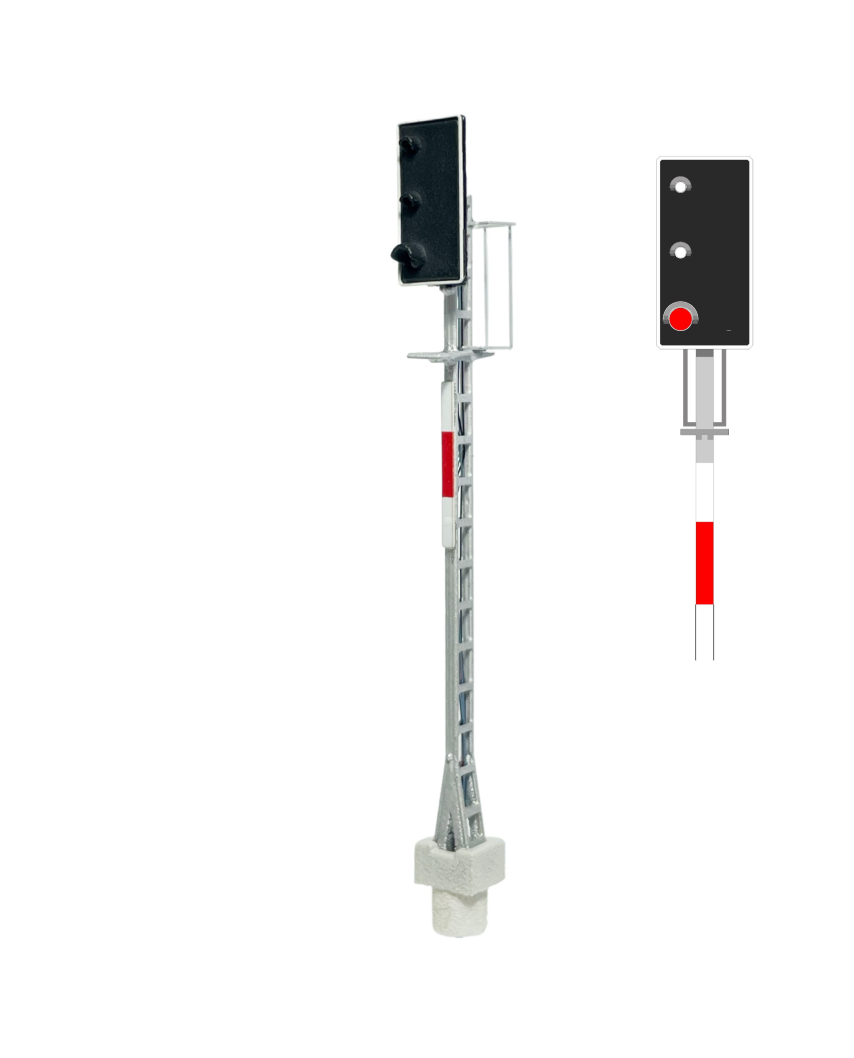 N | ?BB - Protection signal with 3 LEDs (white/whi