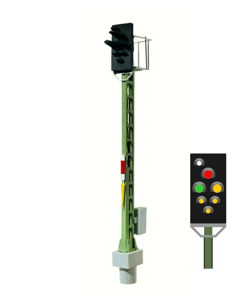 DB - Signal KS multi-section avec Zs7 et Zs1