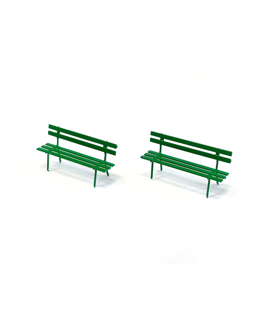 H0 | Green park benches