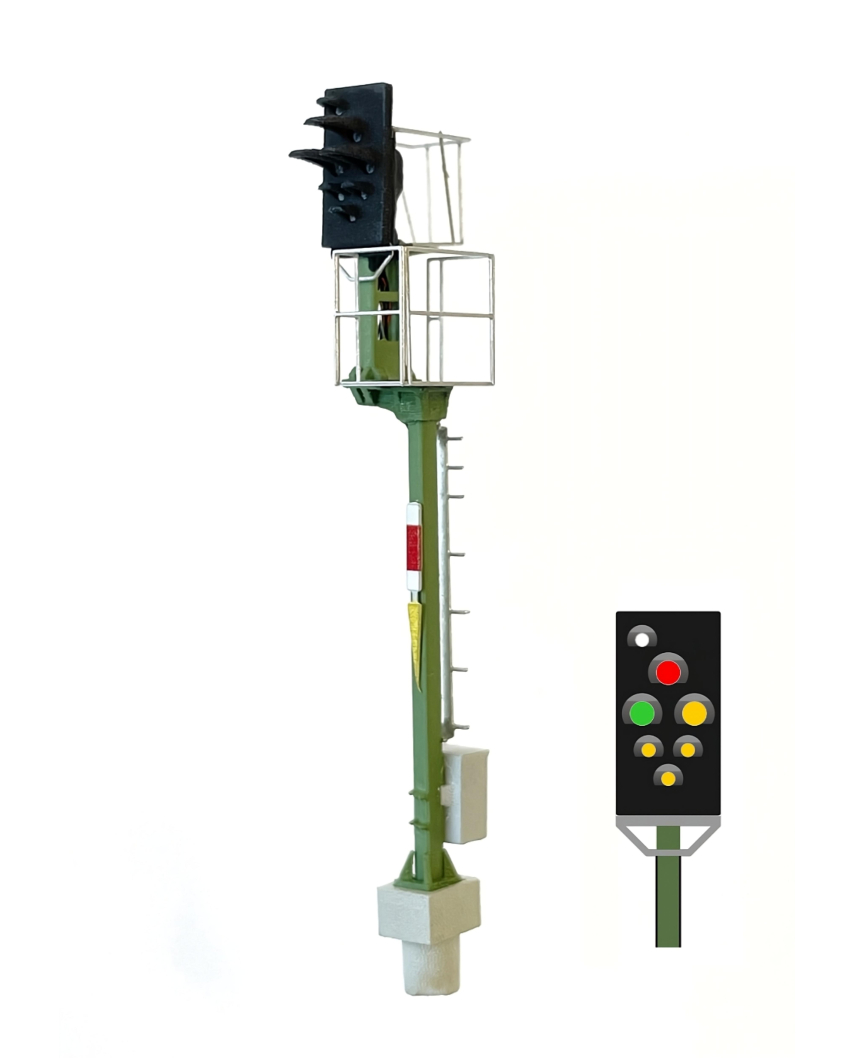 N | DB - KS Multi section signal in boom mast with