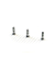 Low chrome bollards (22 units)
