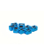9 blue beer boxes