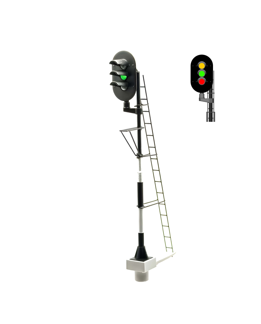 NS - Main signal with 3 LEDs (Yellow/Green/Red) -