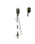 NS - Señal principal con 3 Leds (ámbar/verde/rojo) - derecha