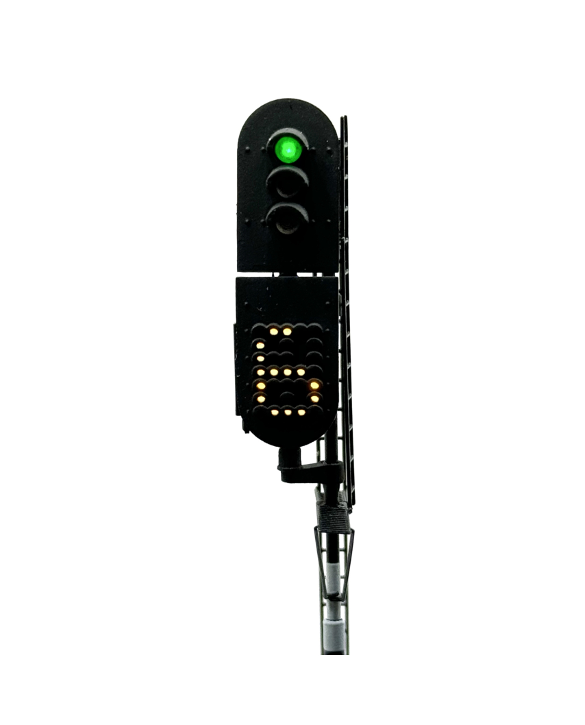 NS - Main signal with speed indicator (Green/Yello