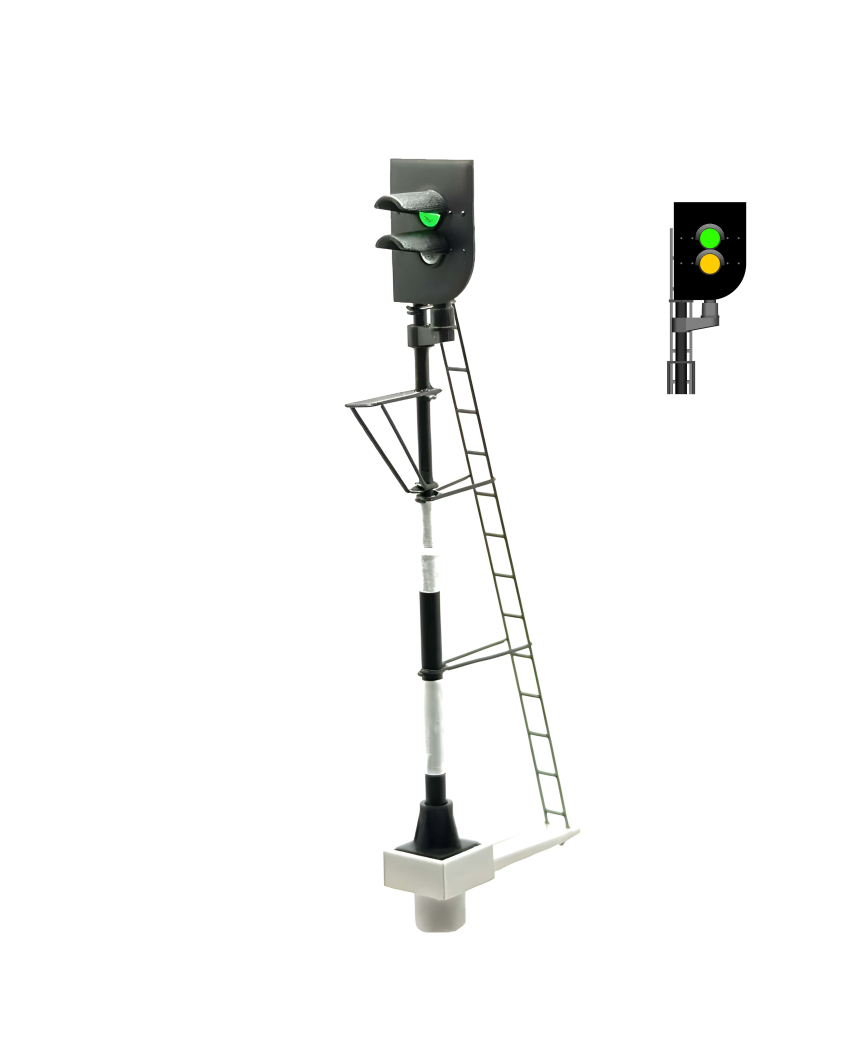 NS - Distant signal with 2 LEDs (Green/Yellow) - r