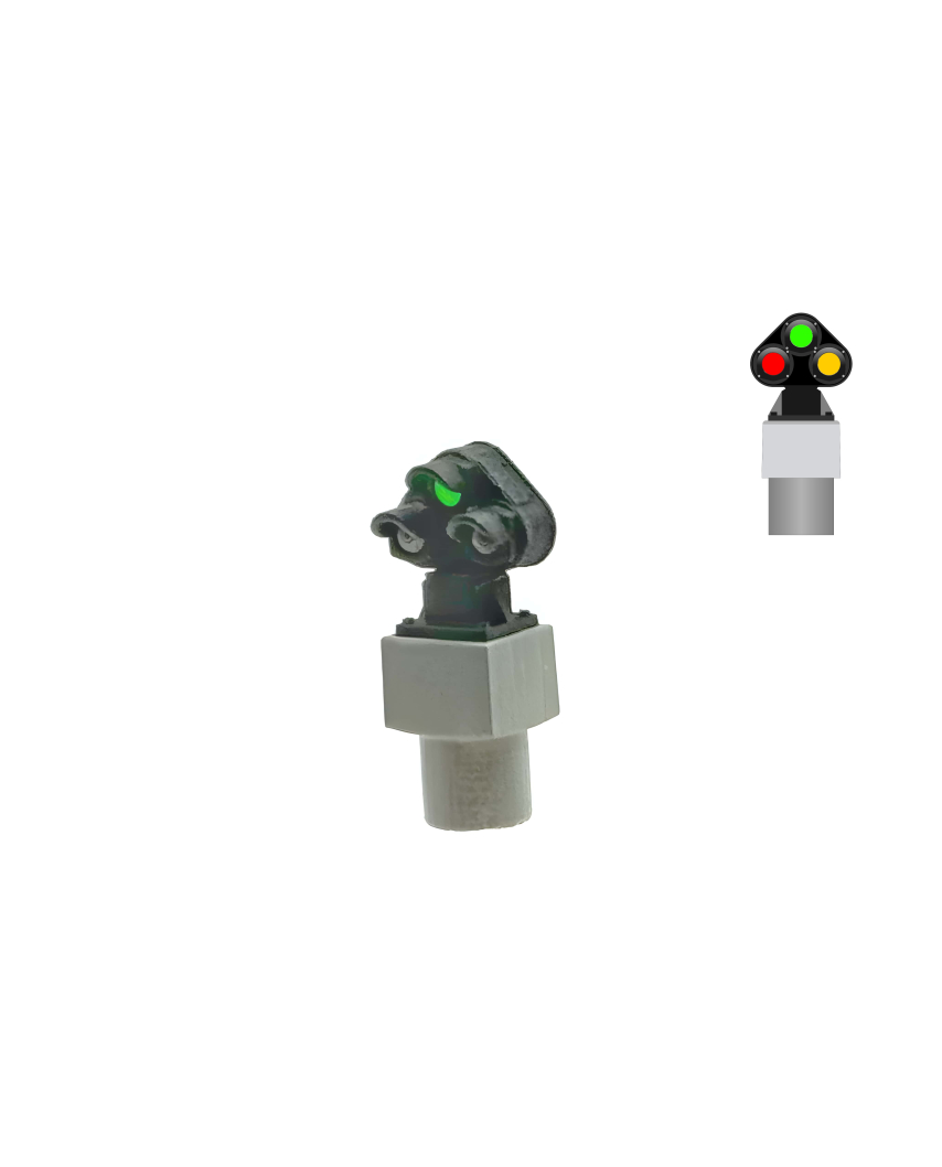 NS - Dwarf signal with 3 LEDs (Red+Green+Yellow)