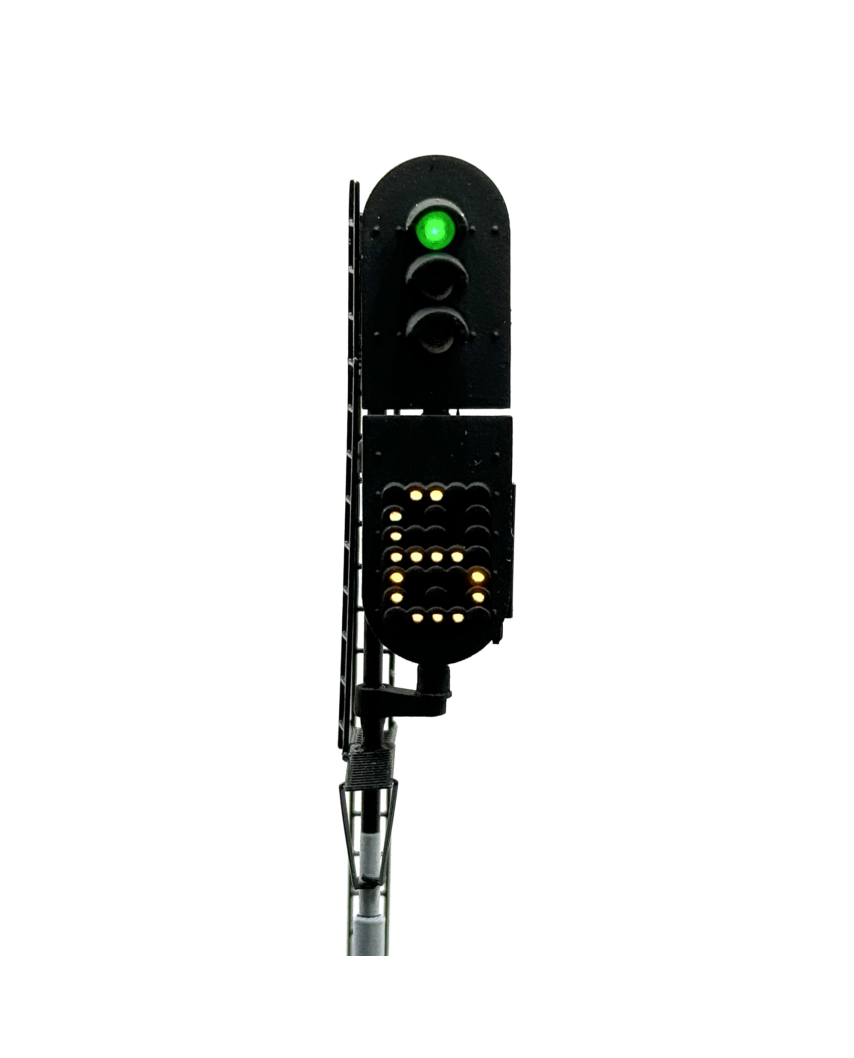 NS - Main signal with speed indicator (Green/Yello