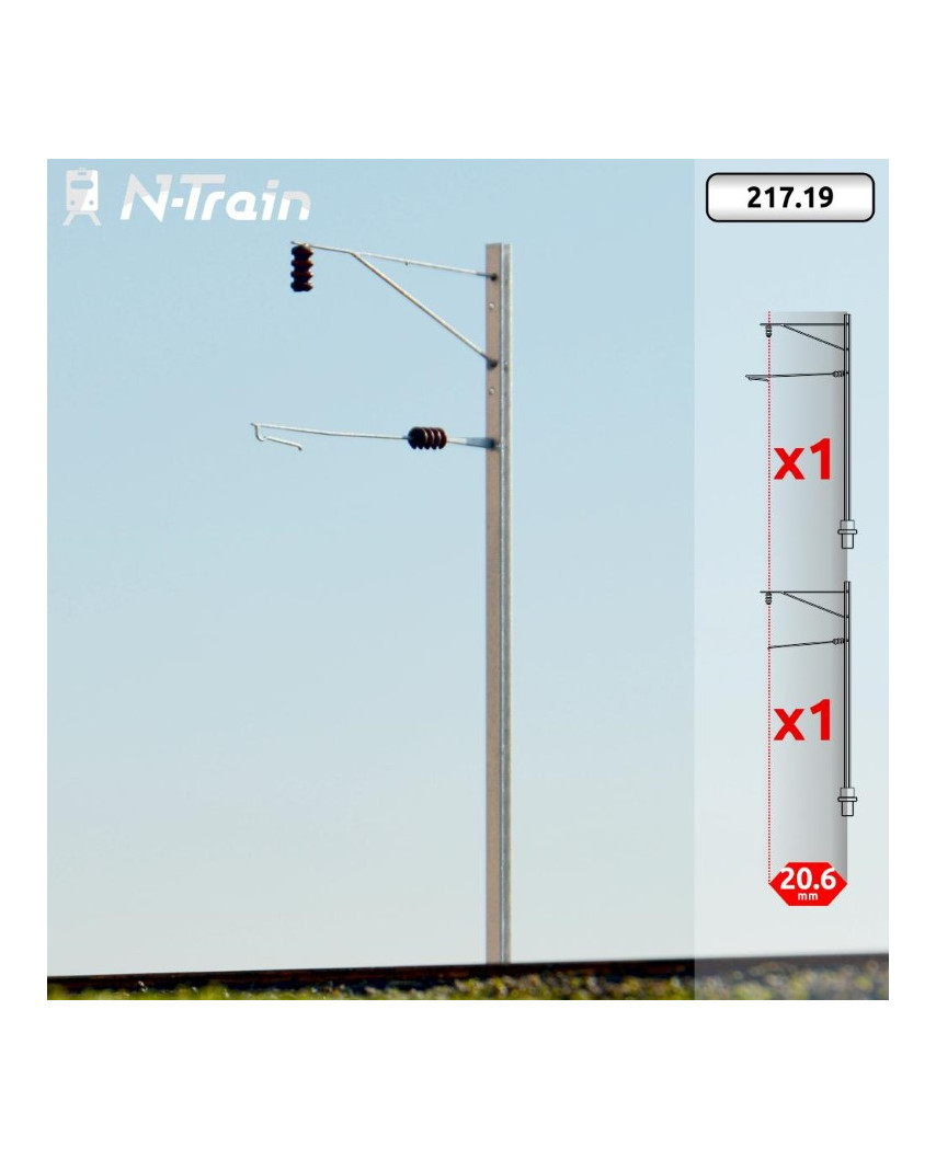 BLS - H-Profile mast with Bracket (2 units)