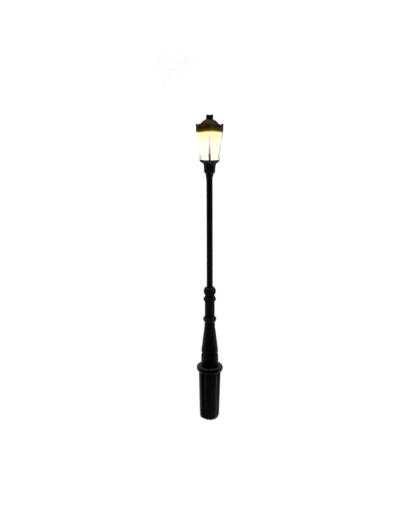 Single Fernandina-type streetlight