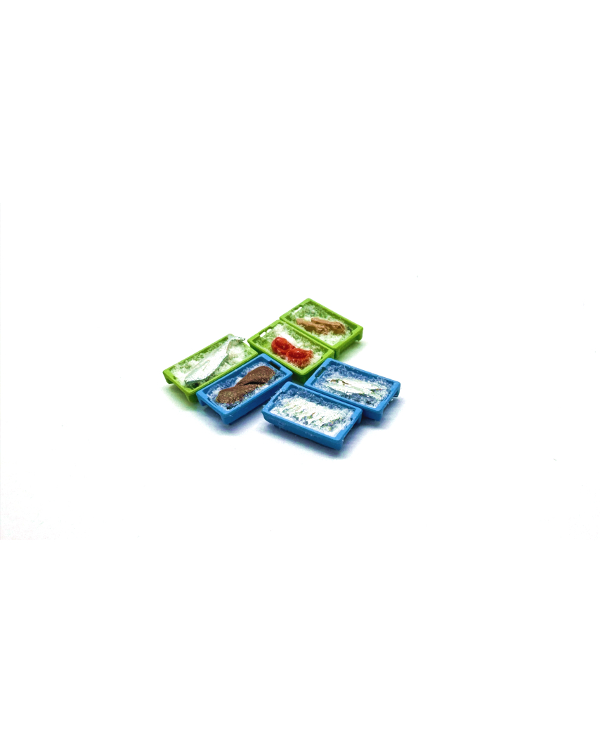 Cajas de pescado