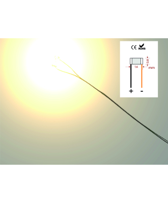 LED 0603 Amarillo precableado (10 u.)