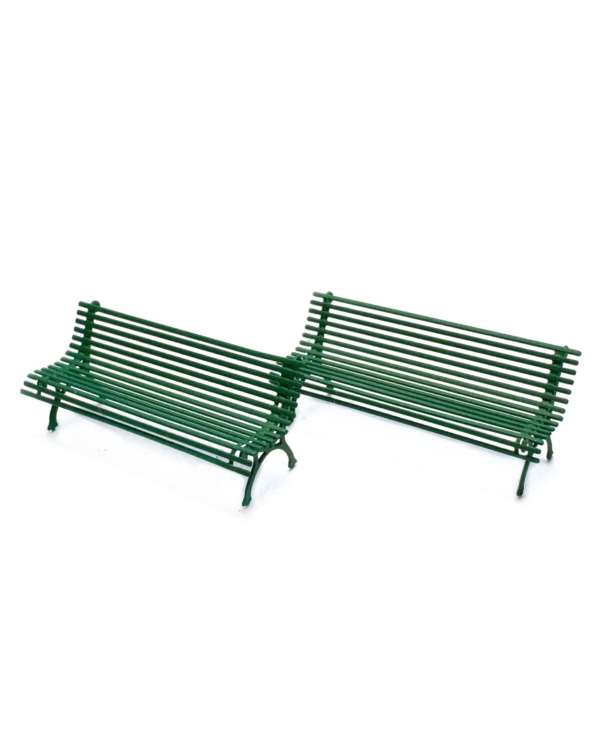 Bancos verdes tipo Barcino