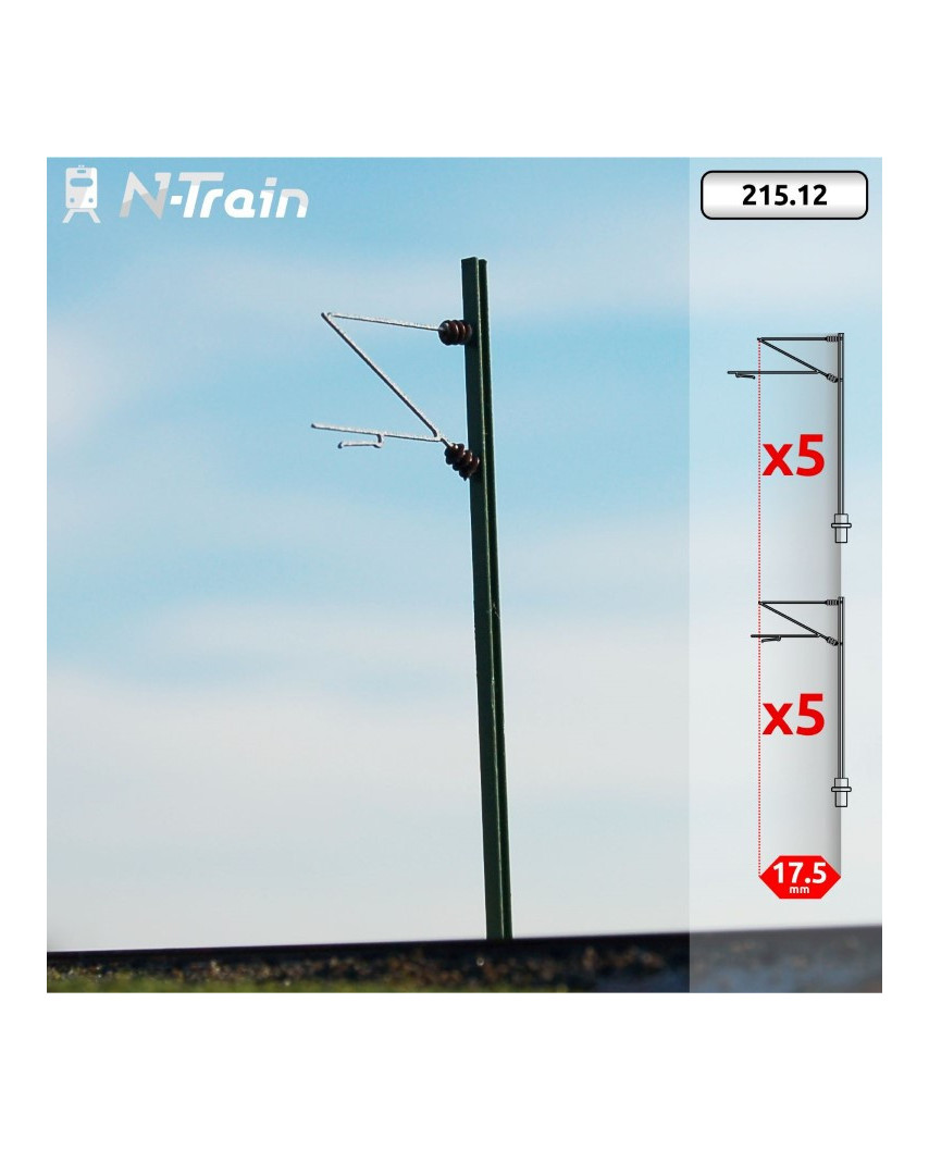 DB - Poteaux en H à console Re160 - S (10 unités)