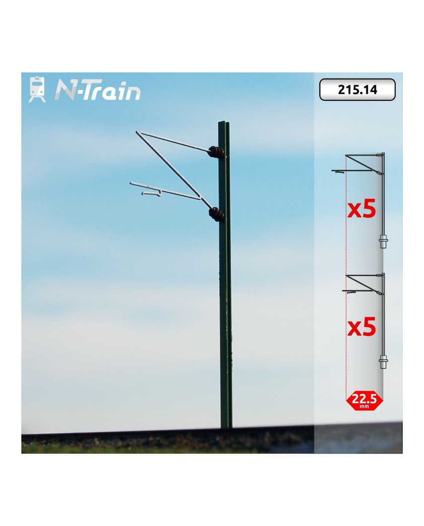 DB - Poste en H con ménsula Re160 - M (10 uds.)