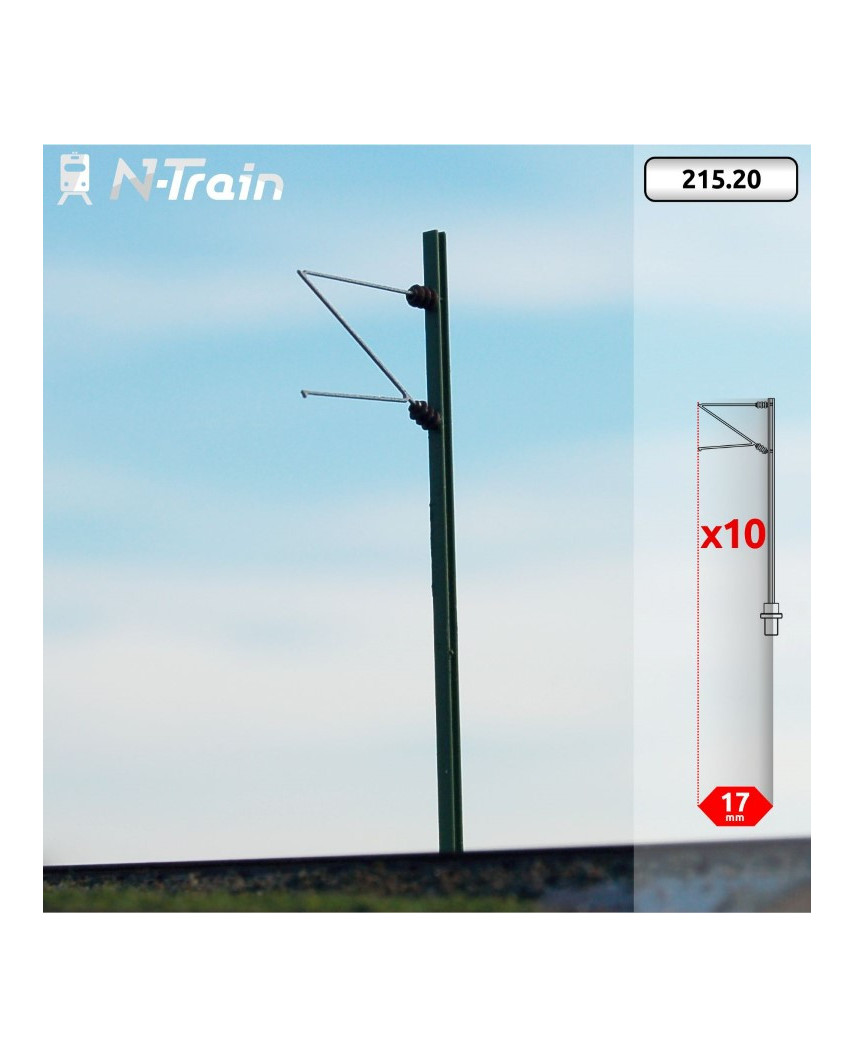 DB - Poteaux en H à console Re75 - (10 unités)