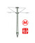 DB - Middle masts with Re160 brackets - M (6 units)