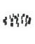 20 fuel jerrycans - black
