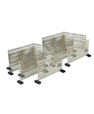 Temporary fences with plastic feet (12 units)