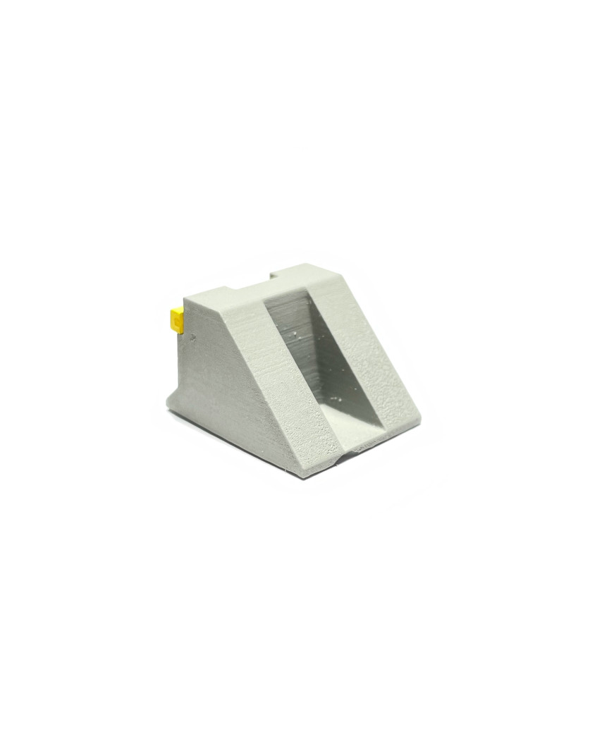 Moderner RENFE Prellbock ohne Puffer