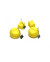 Salt/grit bins and shovels (yellow)