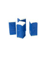 Toilettes portables bleues