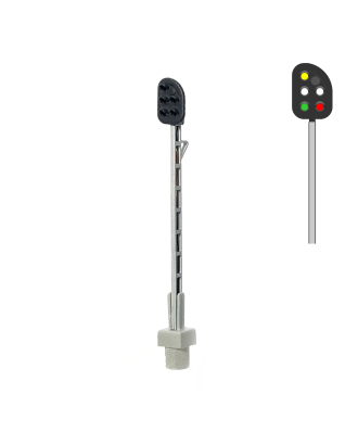 DSB DV Signal auf dem Mast mit 5 Lichter