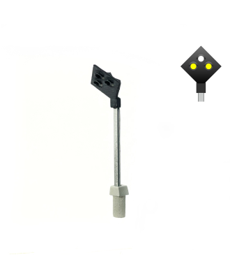 DSB Señal para paso a nivel con 3 luces