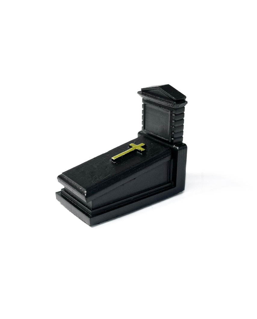 Cimetière avec des tombes chrétiennes