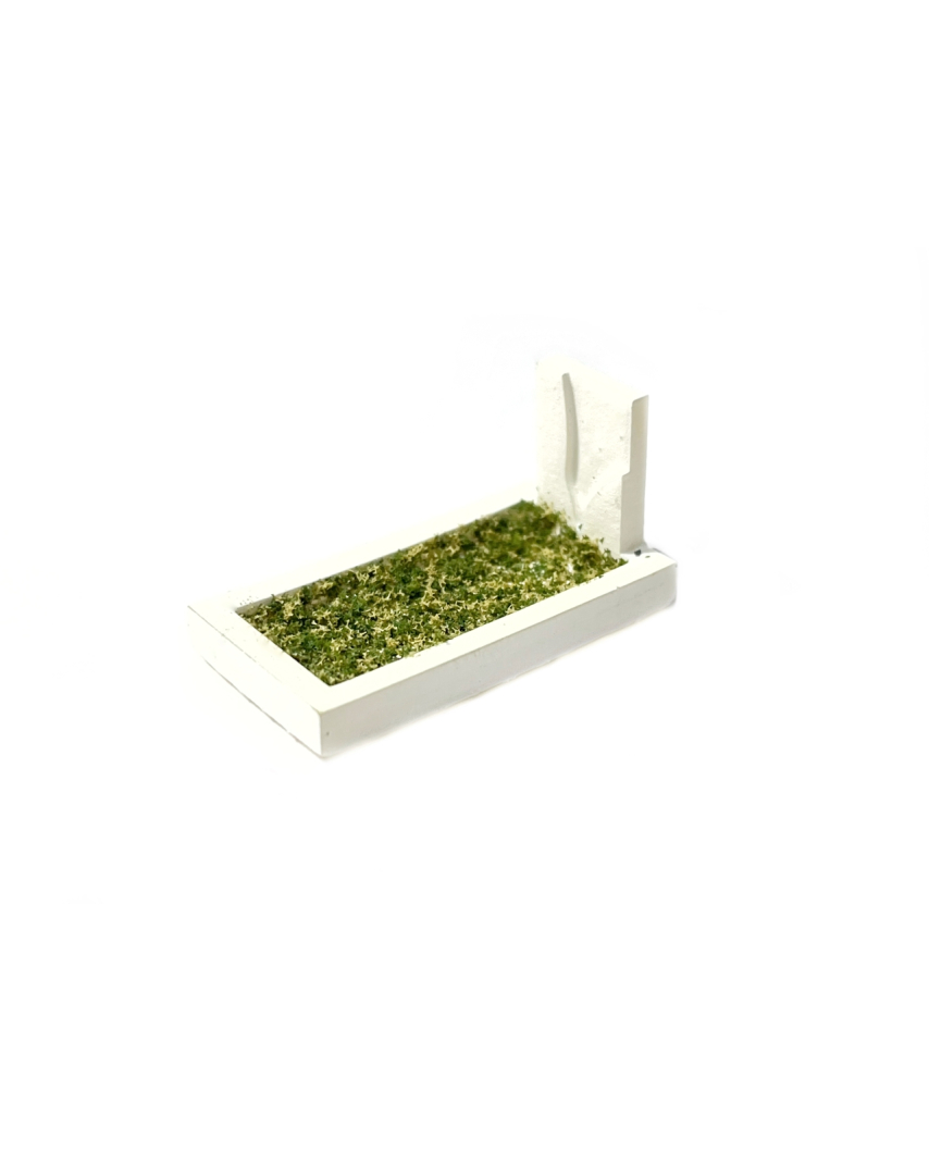 Cementerio con tumbas cristianas