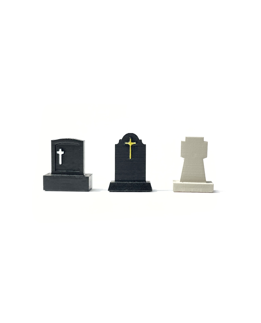 Cementerio con tumbas cristianas