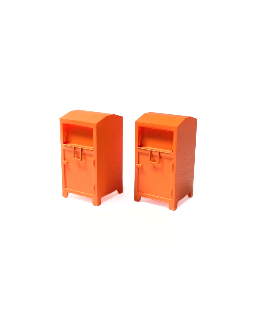 H0 | Orange clothing bins (2 units)